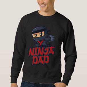 Moletom Pai Da Família Birthday Ninja Warrior Matching