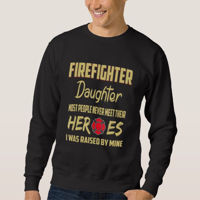 Moletom Pai da Filha de Bombeiros (Frente)
