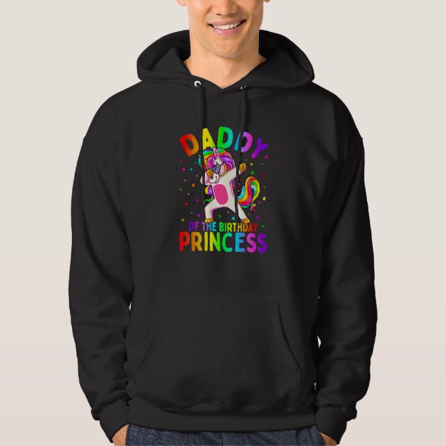 Moletom Pai Da Princesa de Aniversário Dabbing Unicor (Frente)