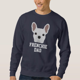 Moletom Pai de Cachorro Branco Francês