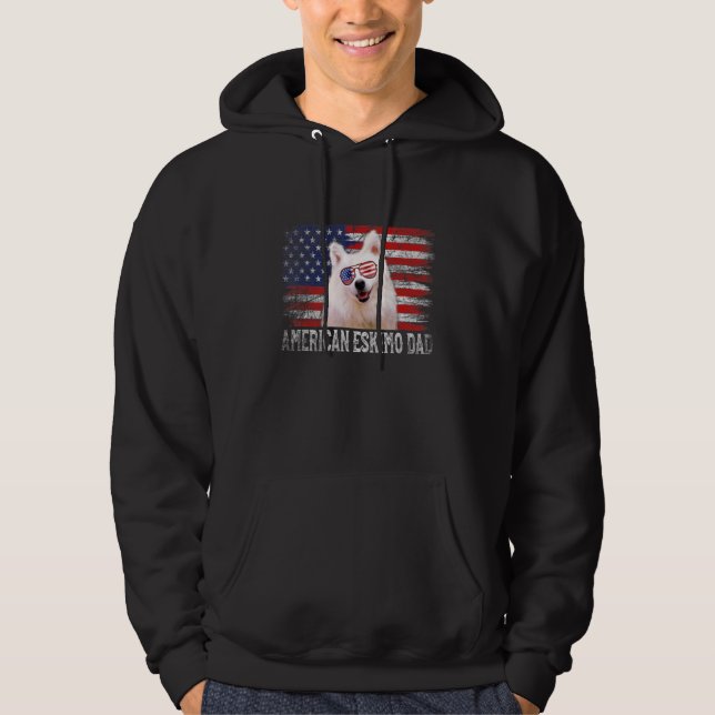 Moletom Pai de Cachorro Retroamericano Pai esquimó-america (Frente)