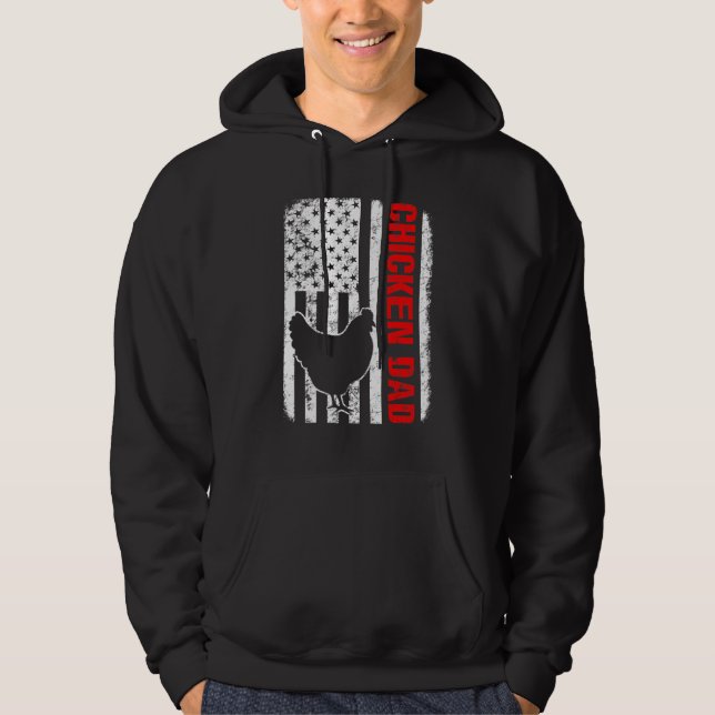 Moletom Pai de frango - Bandeira Americana (Frente)