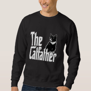 Moletom Pai de Gato Pai Negro e Branco Pai K