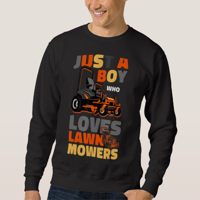 Moletom Pai de lavanderia Padre Landscaper Trator Ju (Frente)