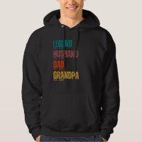 Pai De Legenda Marido Vovô Retro Est Personalizado