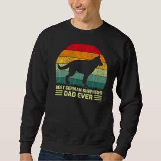 Moletom Pai De Melhor German shepherd Da Vintage Retro Men