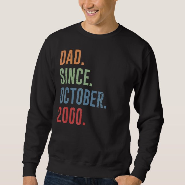 Moletom Pai De Mens Desde Outubro De 2000 (Frente)