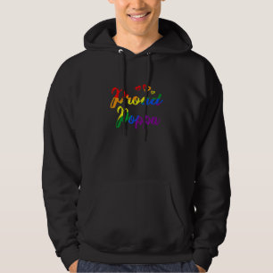 Moletom Pai de Sinalizador de Orgulho gay de Poppa Ortopol