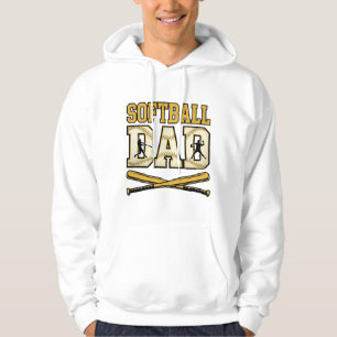Moletom Pai de Softbol Grafismo de Taca Vintage_1