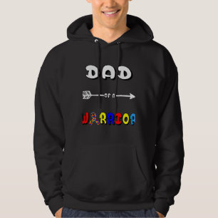 Moletom Pai De Um Guerreiro Autismo Sensibilização Homens 