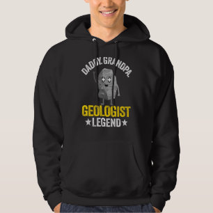Moletom Pai do Avô Geólogo Legend Geology Pai Ro