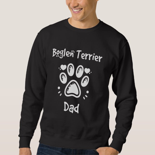 Moletom Pai do Boglen Terrier Beagle Boston Terrier Mix Ca (Frente)
