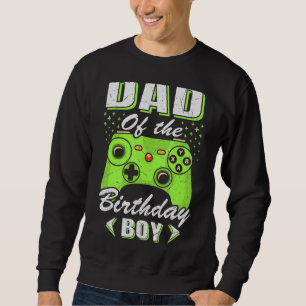 Moletom Pai Do Jogo De Vídeo Da Família Birthday Boy Match