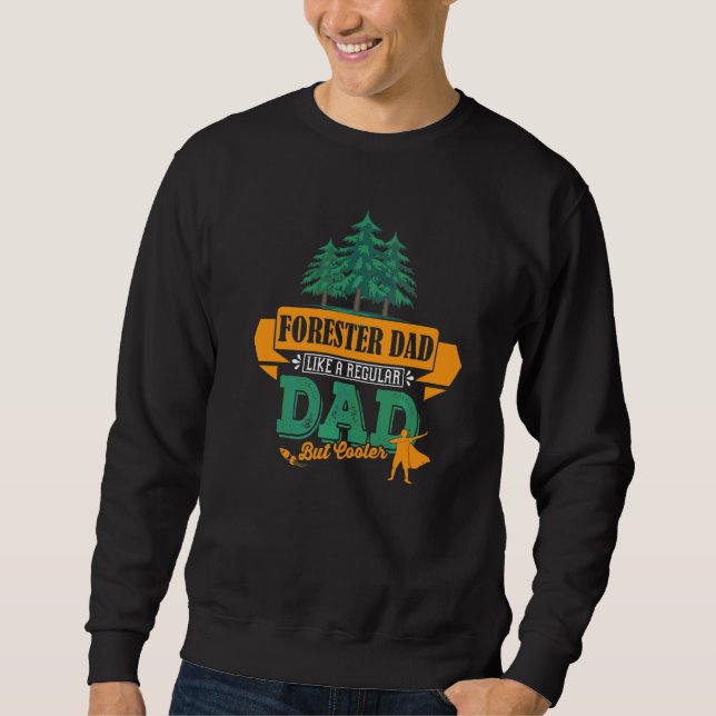 Moletom Pai Forester Lumberjack Profissão Adequada Para Fa (Frente)