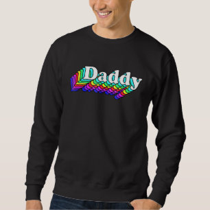 Moletom Pai Gay Retorna Lgbt Arco-Íris Lgbtq Prid