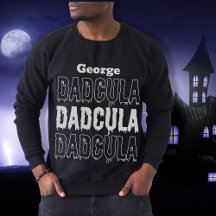Pai Halloween Dadcula cai magra escuro