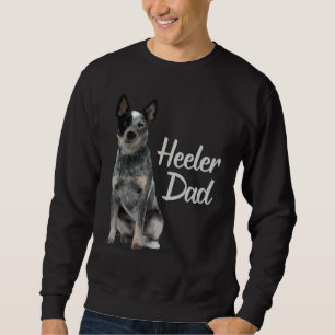 Moletom Pai Heeler Cão de Gado Australiano Família Animal