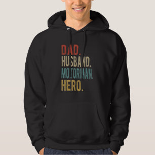 Moletom Pai Marido Motorista Herói Masculino