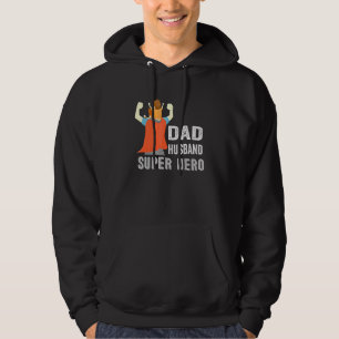 Moletom Pai Marido Super Herói Vestindo Pai do Cabo Filho