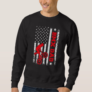 Moletom Pai Mens Bmx Usa Sinalizador Vintage Ciclo Bmx Pai