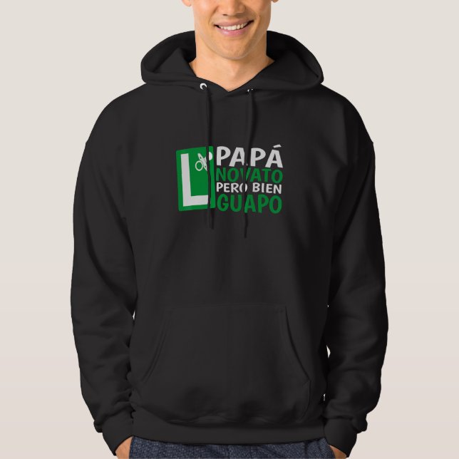 Moletom Pai Na Prática Diversão Futura Gravidez Novato A (Frente)