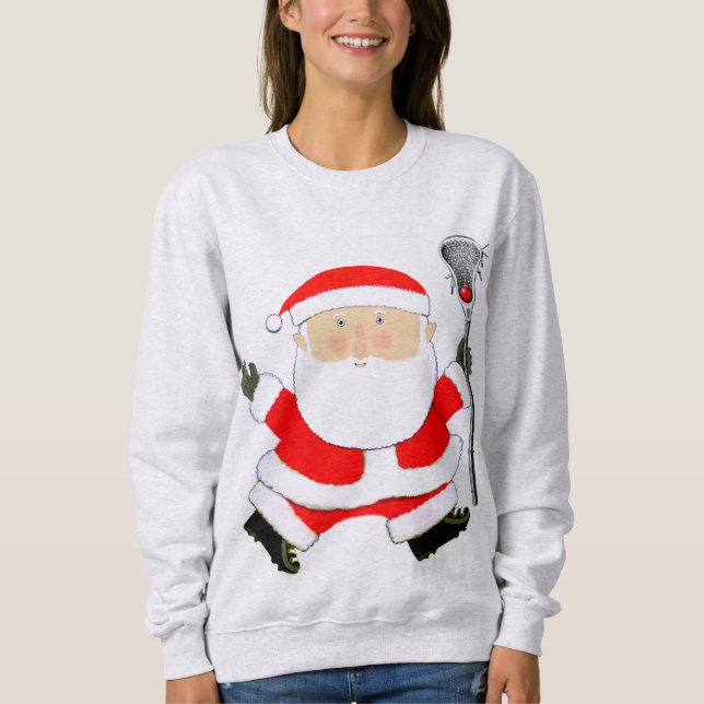 Moletom Pai Natal de Lacrosse (Frente)