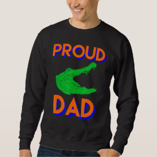 Moletom Pai Orgulhoso De Um Gator Ideia Única Para Pais