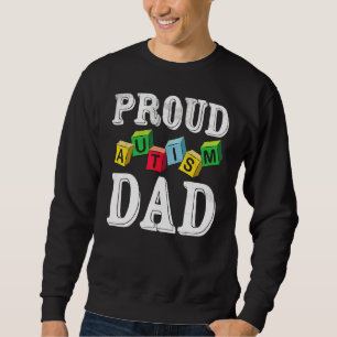 Moletom Pai Orgulhoso do Autismo para Pai Autista de Crian