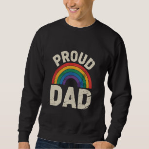 Moletom Pai Orgulhoso LGBTQ Orgulho Gay Aliado LGBTQ Dia d