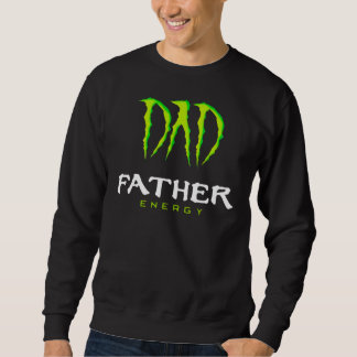 Moletom Pai Padre Energy Monster Feliz Tshir Do Dia Do Pai