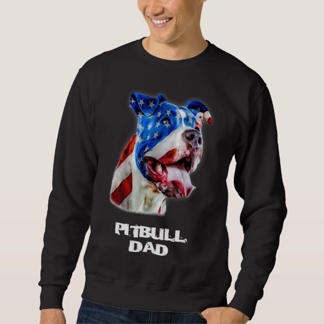 Moletom Pai Pitbull Lover Proprietário Pitbull (Frente)