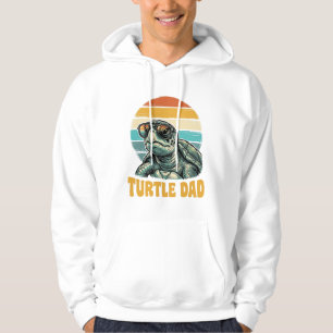 Moletom Pai Tartaruga Retro Por do Sol Vintage Gravura Vet