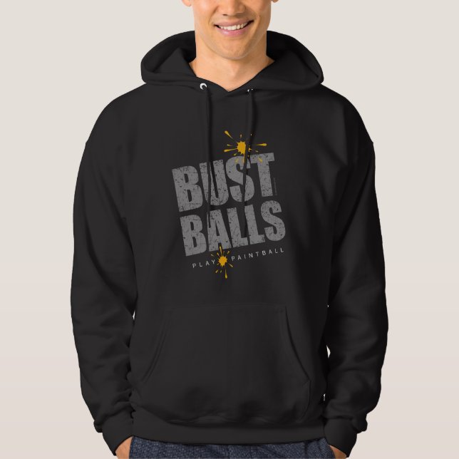 Moletom Paintball Bust Balls Hoodie (Frente)