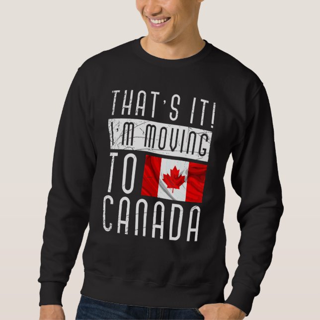 Moletom País canadense Flag Maple Leaf Proud Canadá (Frente)