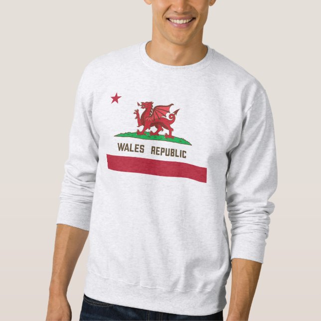 Moletom País de Gales Dragon Flag Welsh Pride (Frente)