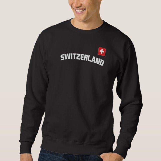 Moletom País Internacional do Orgulho Suíço suiça (Frente)