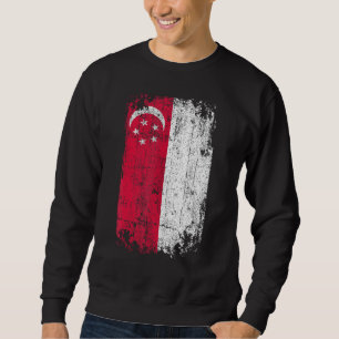 Moletom País Sinalizador do Souvenir Grunge Sinalizador Si