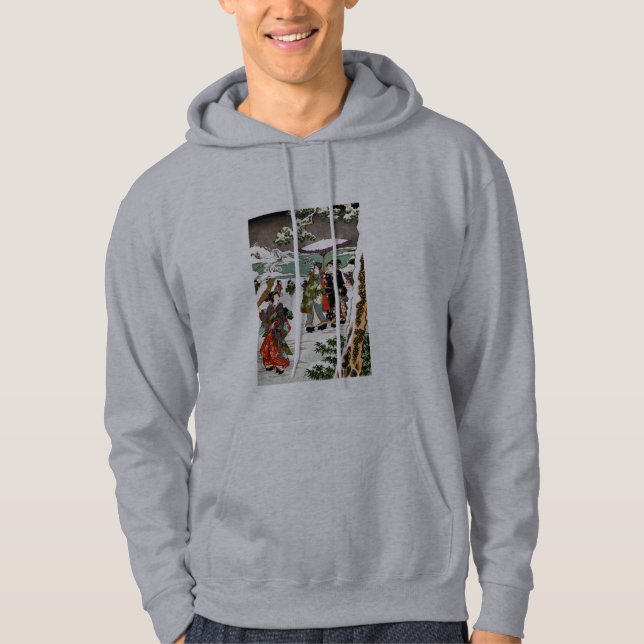 Moletom Paisagem de Neve Japonesa (Frente)