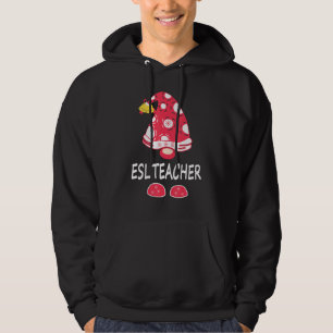 Moletom Pajama de Natal da Família Esl Teacher Gnome