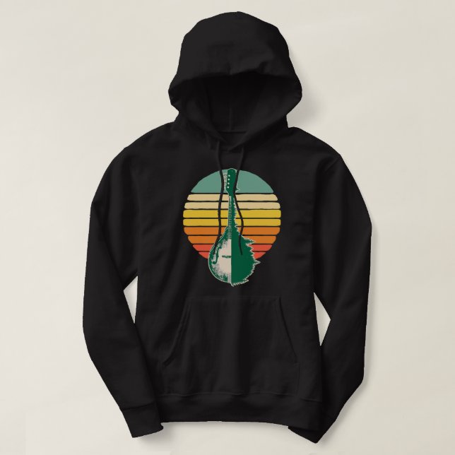 Moletom Palangreiros Reflexo Dos Anos 80 Retro Sunset B (Frente do Design)