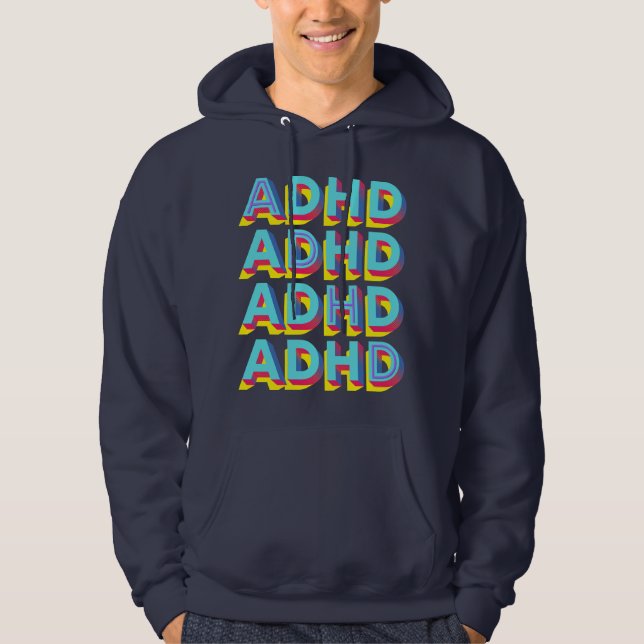 Moletom Palavra ADHD (Frente)