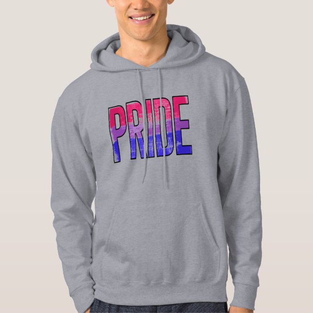 Moletom Palavra de Orgulho Bissexual (Frente)