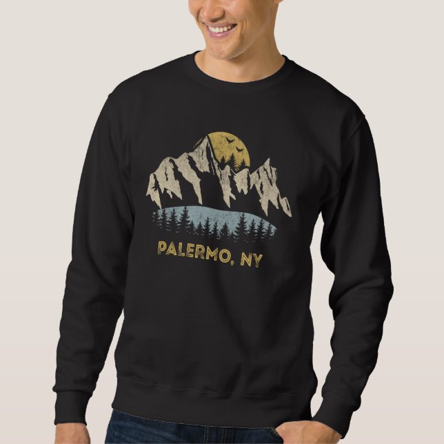 Moletom Palermo New York Mountain Sunset NY (Frente)
