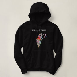 Moletom Palestina Feminino – Mapa Floral da Palest