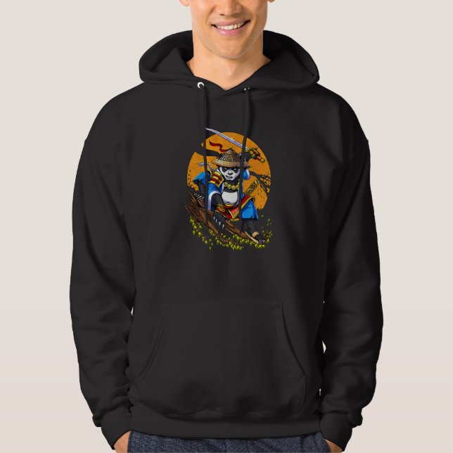 Moletom Panda Bear Samurai Warrior Ninja Animal Kids Boys (Frente)