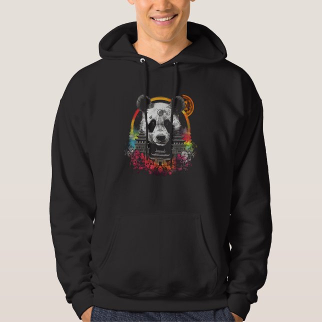 Moletom Panda Colourful Architecture  Animal  Animal Panda (Frente)