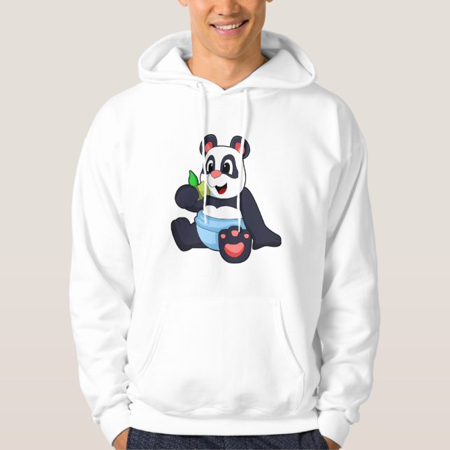 Moletom Panda como bebê com Bambus (Frente)