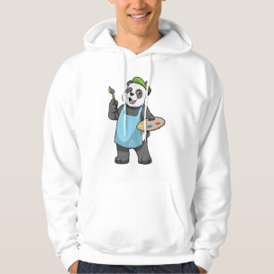 Moletom Panda como Pincel com Pincel e Cor