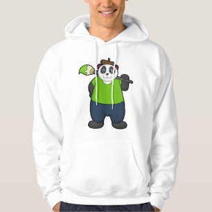 Moletom Panda como Pintor com Pincel