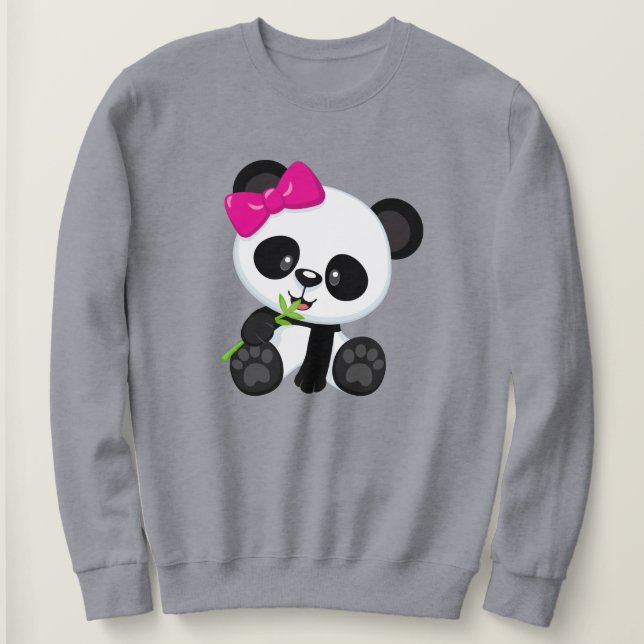 Moletom panda design (Frente do Design)